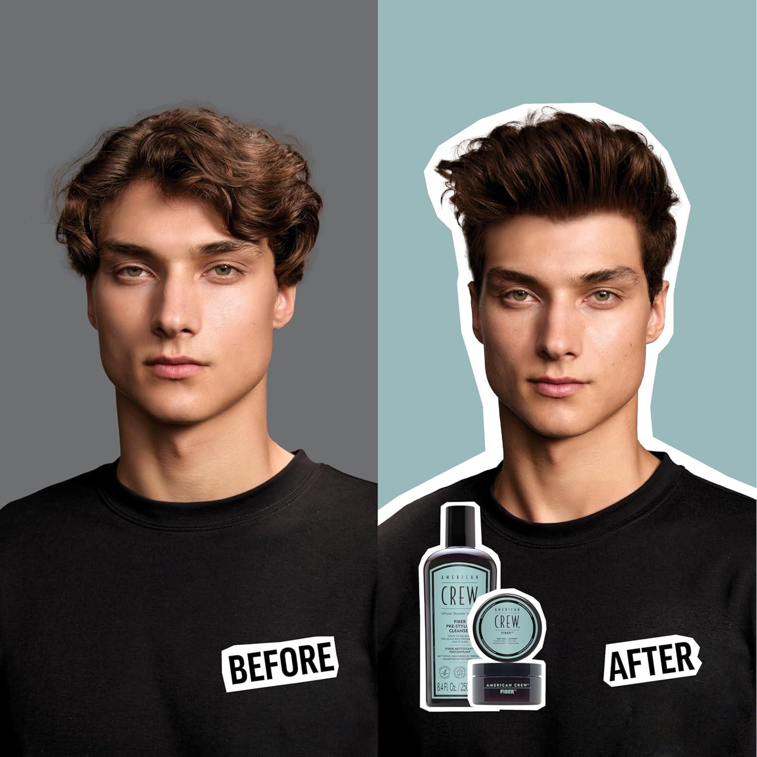 image:imageAMERICAN CREW Mens PreStyler Fiber Shampoo for Damaged amp Fine Hair Strengthening Shampoo Adds Thickness amp Shine Vegan 84 fl oz