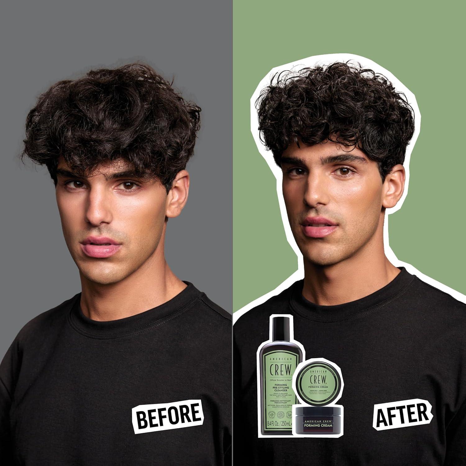 image:imageAMERICAN CREW Mens PreStyler Forming Shampoo for Textured amp Curly Hair AntiFrizz amp Curl Defining With Jojoba Oil Vegan 85 fl oz