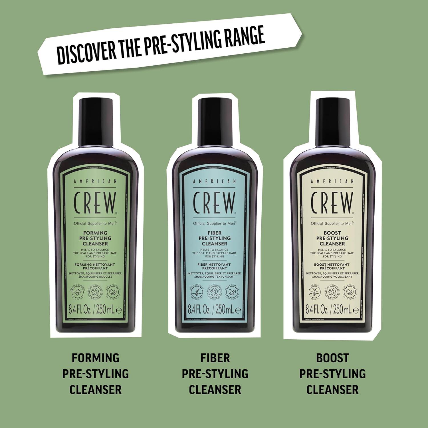 image:imageAMERICAN CREW Mens PreStyler Forming Shampoo for Textured amp Curly Hair AntiFrizz amp Curl Defining With Jojoba Oil Vegan 85 fl oz