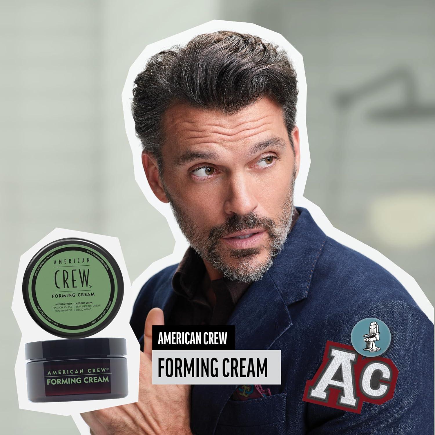 image:imageAmerican Crew Mens Hair Forming Cream Like Hair Gel with Medium Hold amp Medium Shine 3 oz17 Ounce Pack of 1