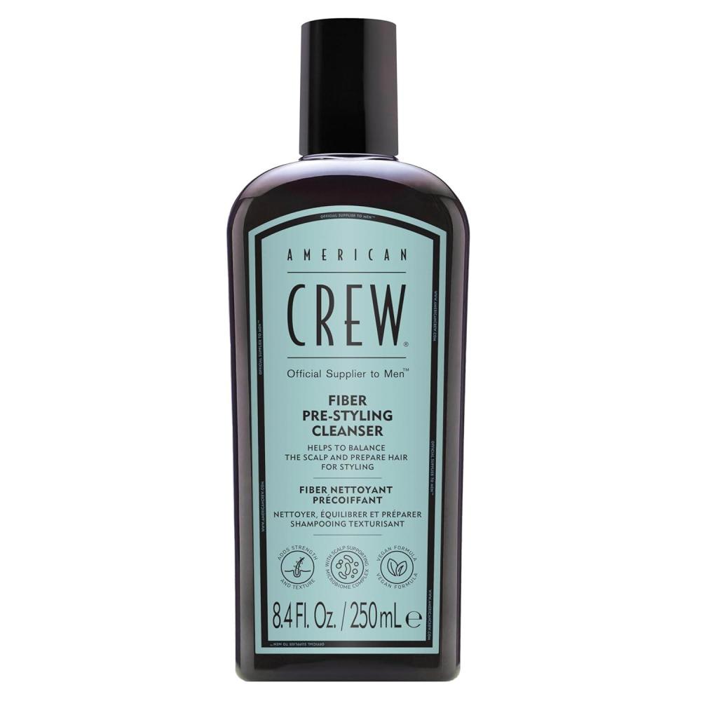 image:imageAMERICAN CREW Mens PreStyler Fiber Shampoo for Damaged amp Fine Hair Strengthening Shampoo Adds Thickness amp Shine Vegan 84 fl oz