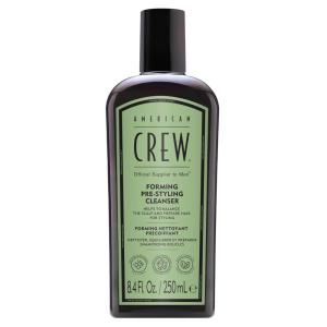 AMERICAN CREW Men’s Pre-Styler Forming Shampoo for Textured & Curly Hair, Anti-Frizz & Curl Defining, With Jojoba Oil, Vegan, 8.5 fl oz