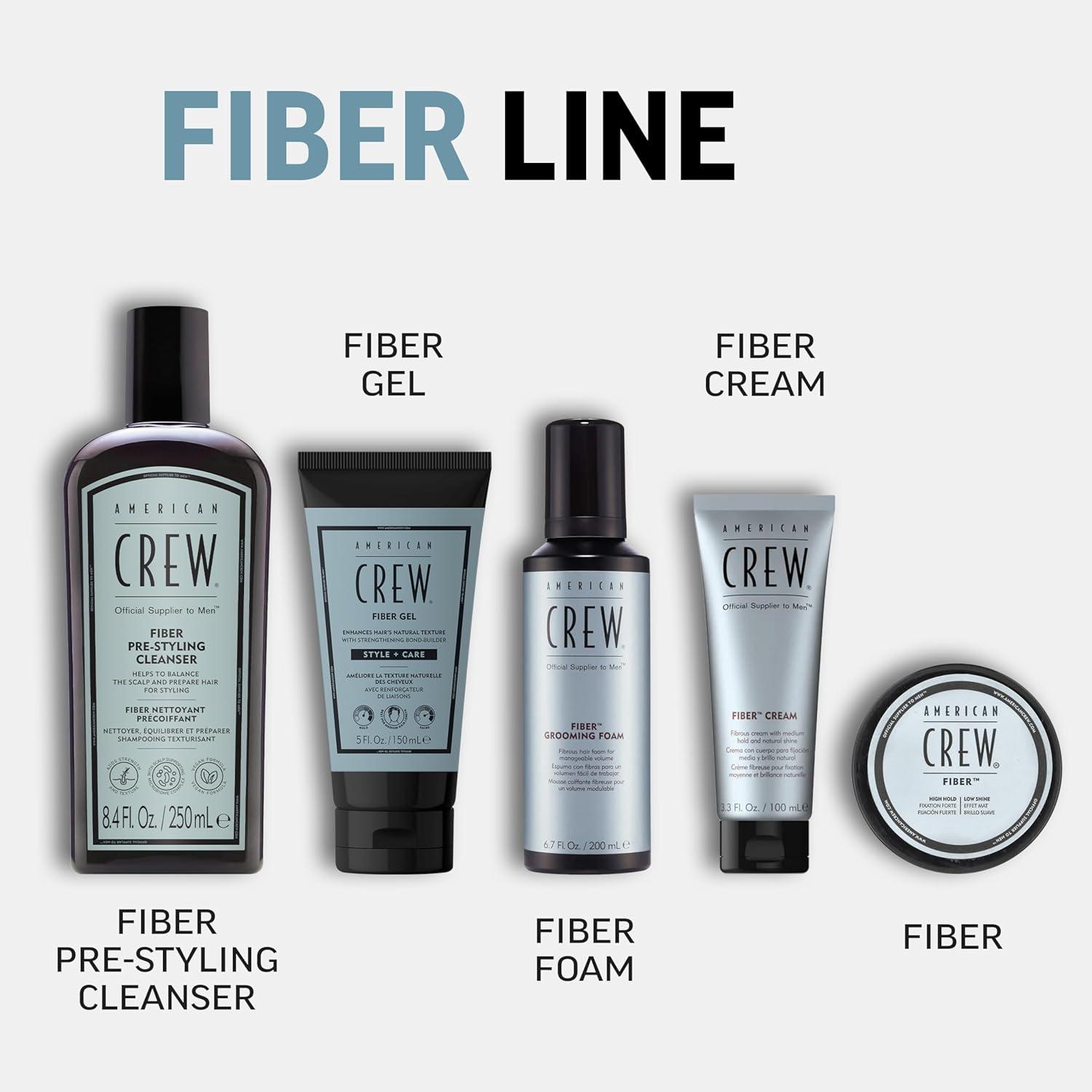 image:imageAMERICAN CREW Fiber Gel Hybrid Styling Hair Gel For Men Medium Hold With Natural Finish 5 fl oz