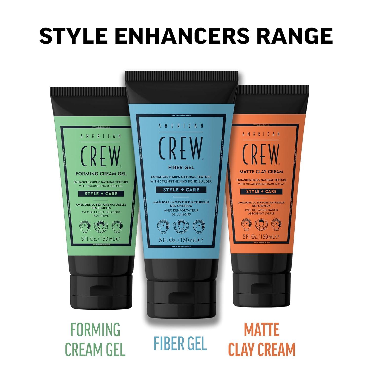 image:imageAMERICAN CREW Fiber Gel Hybrid Styling Hair Gel For Men Medium Hold With Natural Finish 5 fl oz