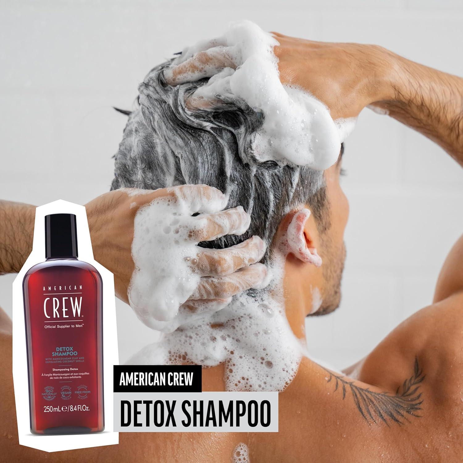 image:imageAmerican Crew Detox Shampoo for Men Naturally Derived Vegan Formula Citrus Mint Fragrance 338 Fl Oz338 Fl Oz Pack of 1