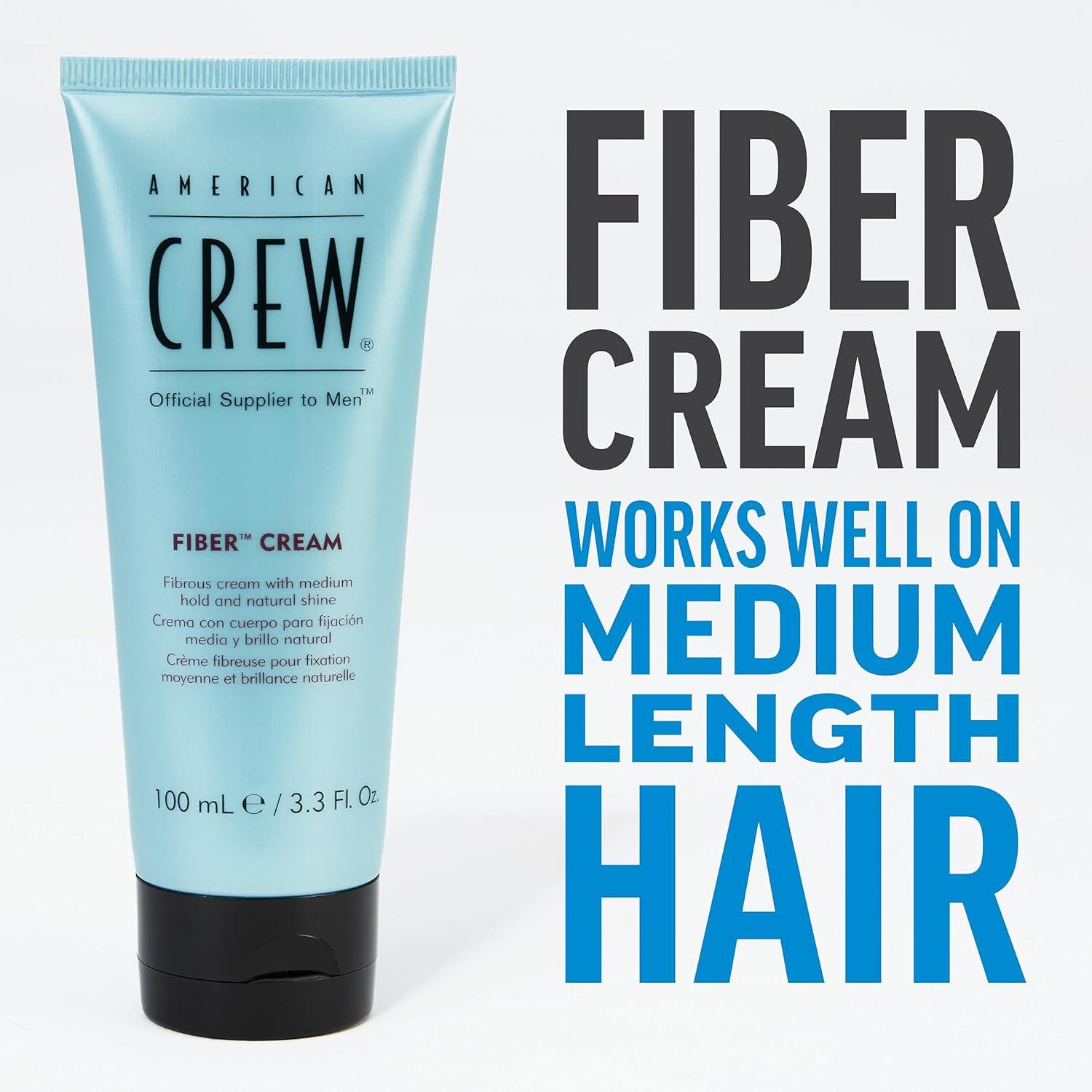 image:imageAmerican Crew Mens Fiber Cream Like Hair Gel with Medium Hold amp Natural Shine 33 Fl OzFiber Cream