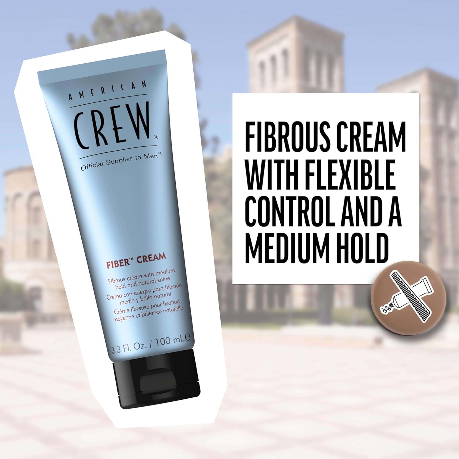 image:imageAmerican Crew Mens Fiber Cream Like Hair Gel with Medium Hold amp Natural Shine 33 Fl OzFiber Cream