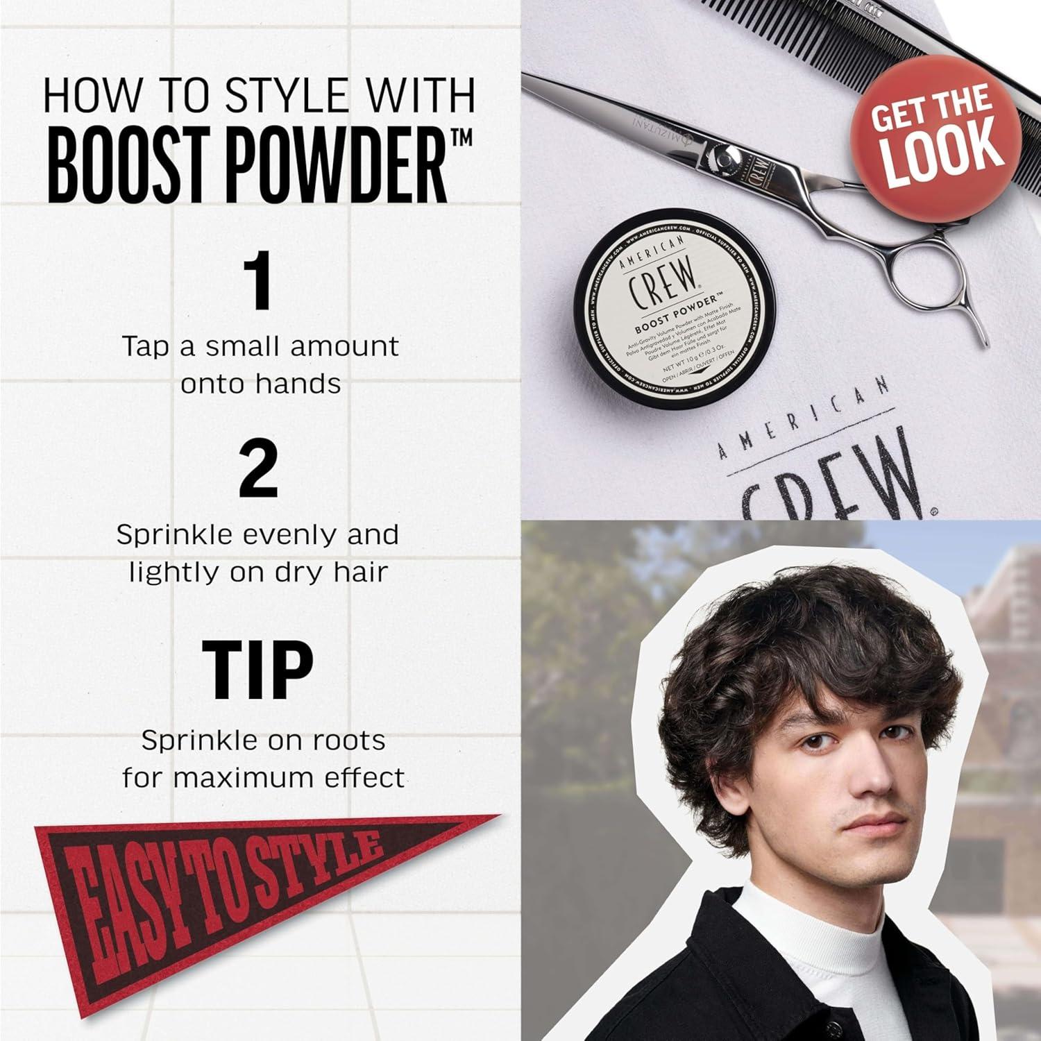 image:imageAmerican Crew Mens Hair Boost Powder Provides Lift amp Volume 03 Oz Pack of 103 Ounce Pack of 1
