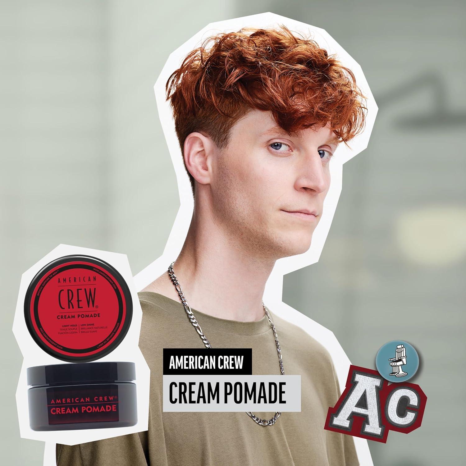 image:imageAmerican Crew Mens Hair Cream Pomade Like Styling Gel with Light Hold amp Low Shine 3 ozNatural