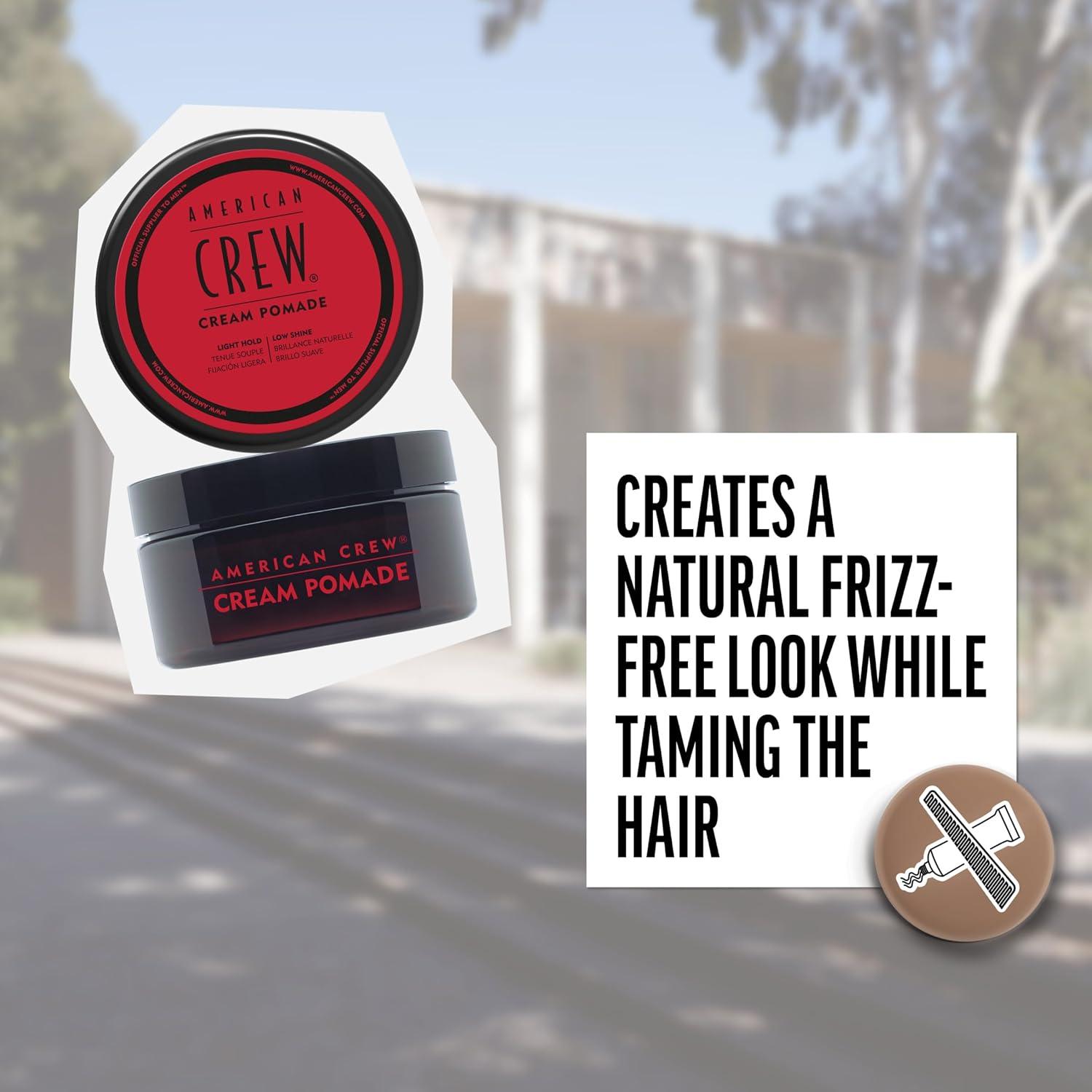 image:imageAmerican Crew Mens Hair Cream Pomade Like Styling Gel with Light Hold amp Low Shine 3 ozNatural