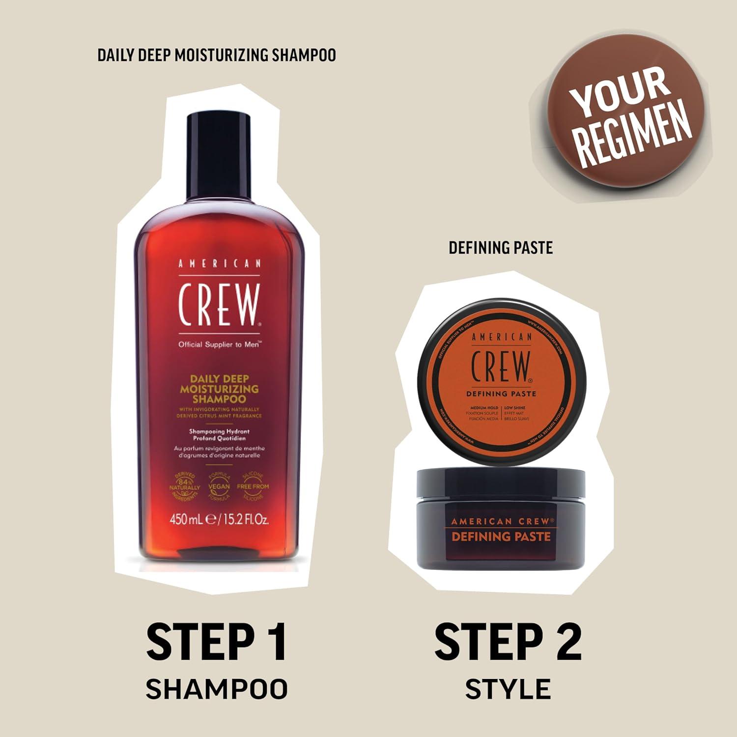 image:imageAmerican Crew Mens Hair Defining Paste Like Hair Gel with Medium Hold Hair Gel amp Low Shine 3 oz3 Ounce Pack of 2