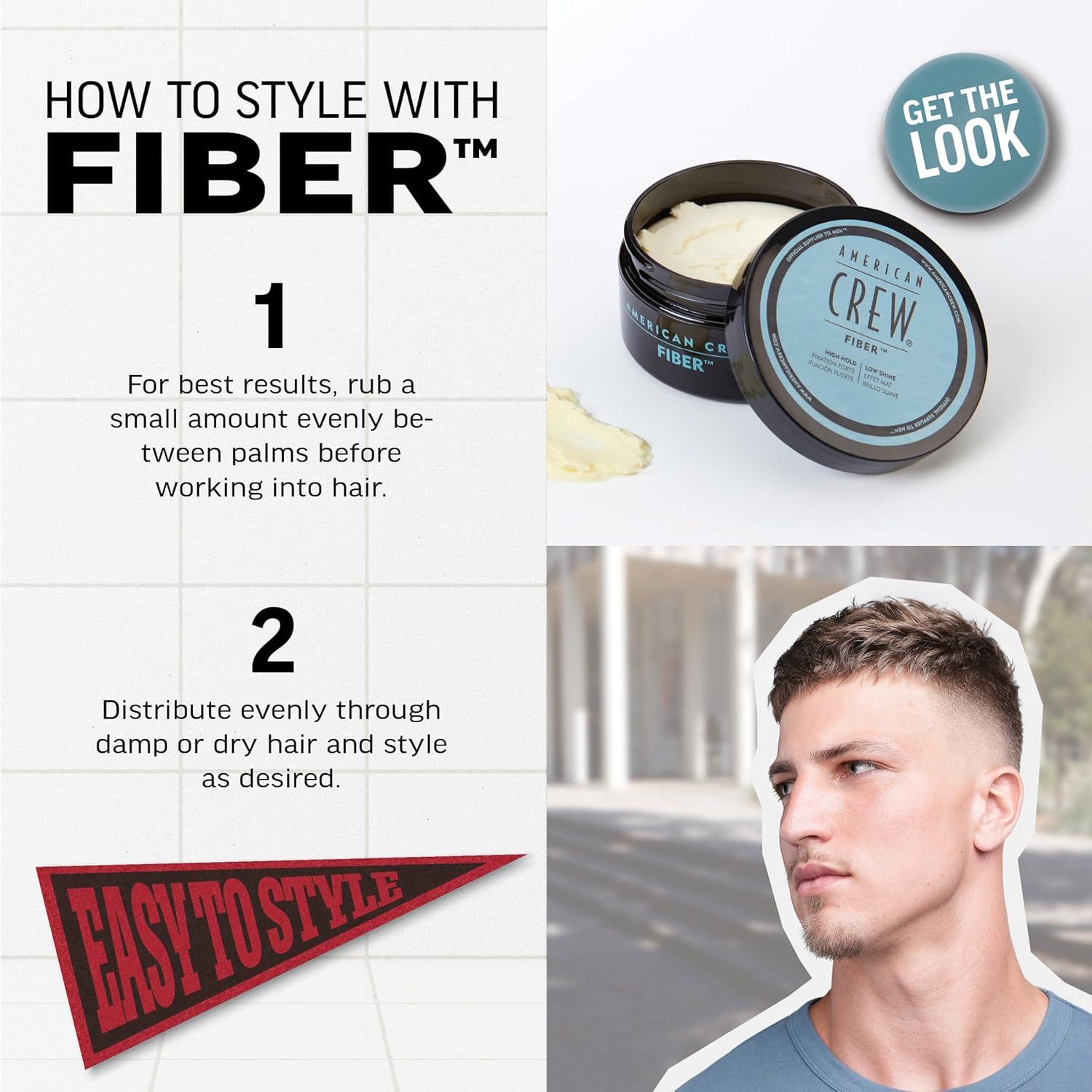 image:imageAmerican Crew Mens Hair Fiber Like Hair Gel with High Hold amp Low Shine 3 oz3 Ounce Pack of 1