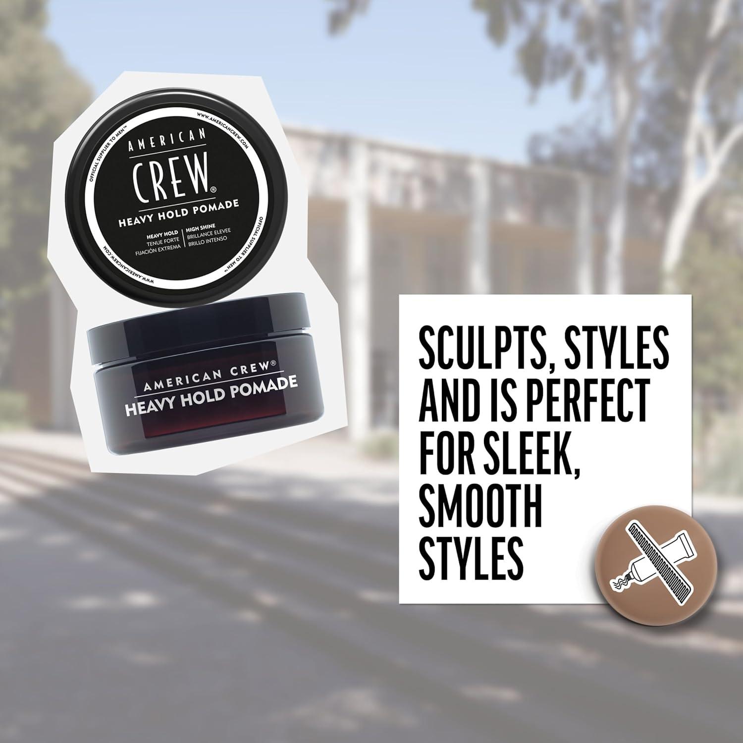 image:imageAmerican Crew Mens Hair Pomade Like Styling Gel with Heavy Hold amp High Shine 3 ozsubtle and clean scent