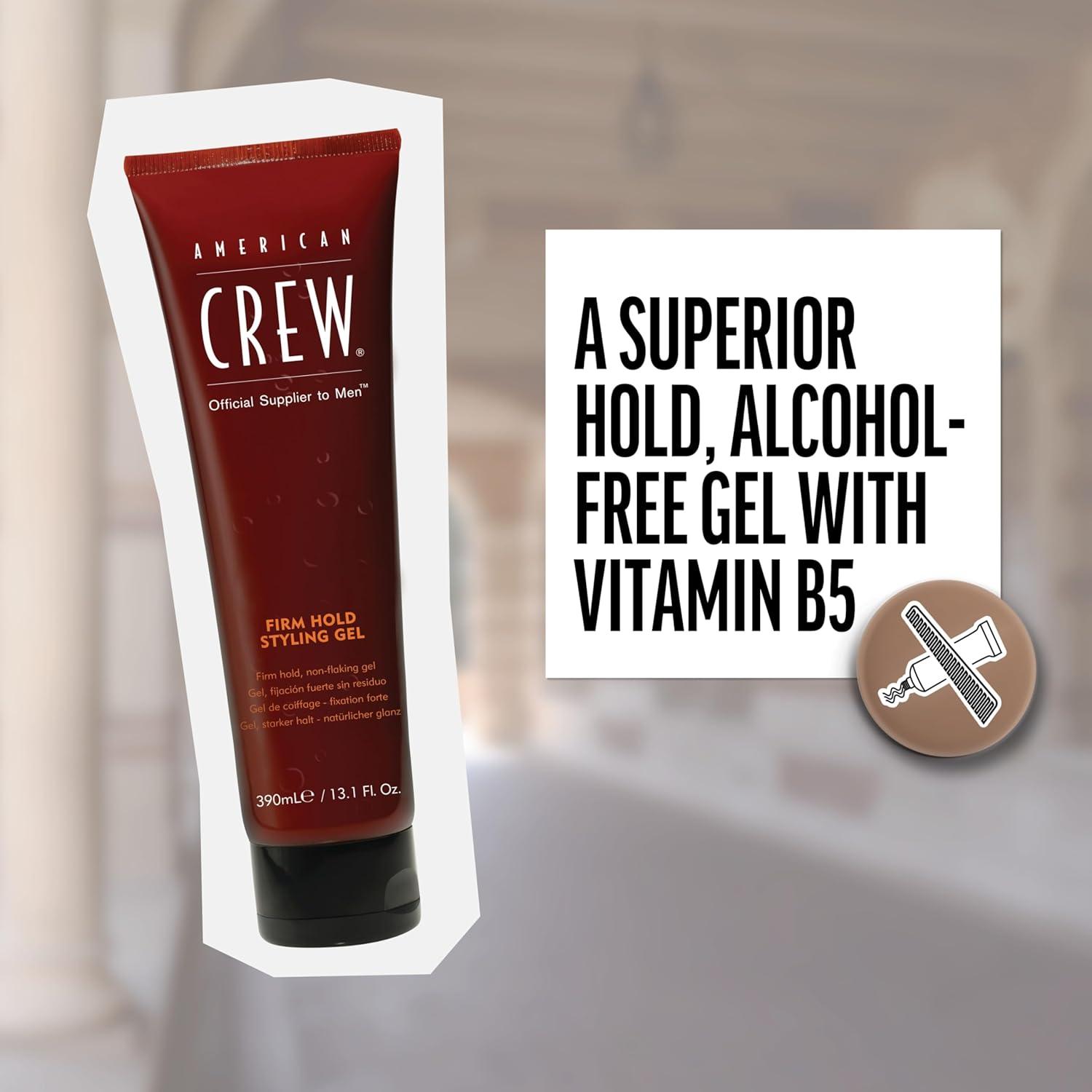 image:imageAmerican Crew Mens Hair Styling Gel Firm Hold NonFlaking 33 fl oz33 Fl Oz Pack of 1
