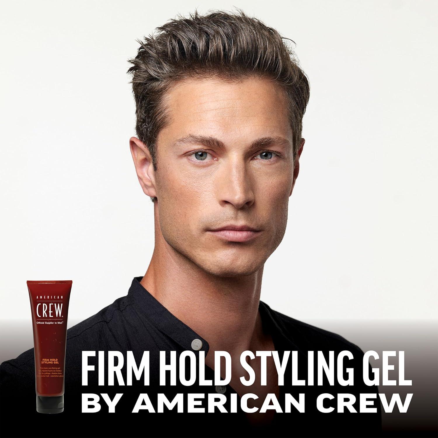 image:imageAmerican Crew Mens Hair Styling Gel Firm Hold NonFlaking 33 fl oz33 Fl Oz Pack of 2