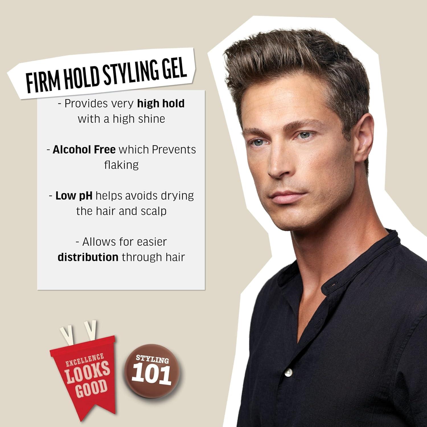 image:imageAmerican Crew Mens Hair Styling Gel Firm Hold NonFlaking 33 fl oz84 Fl Oz Pack of 1