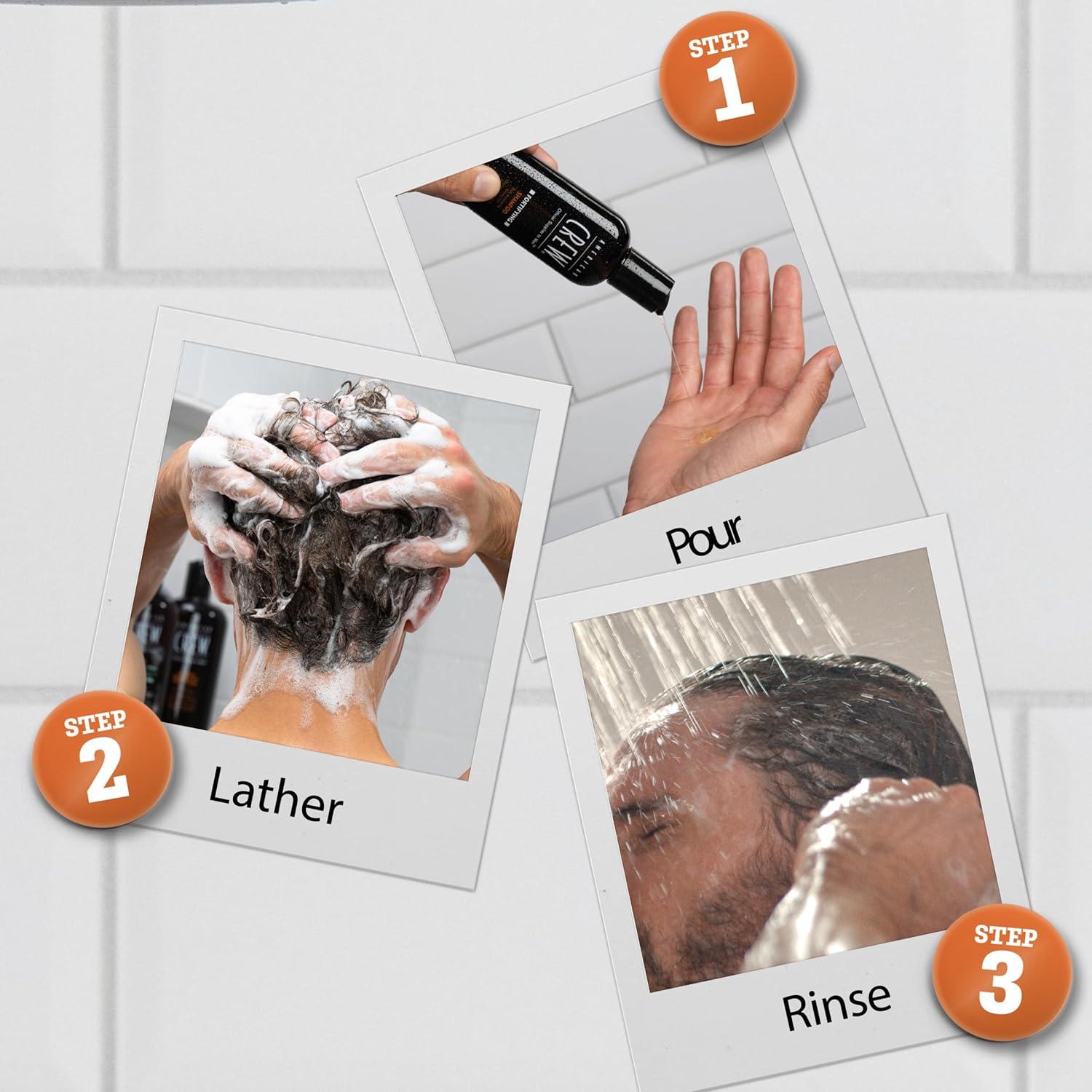 image:imageAmerican Crew Mens Shampoo Fortifying for Thinning Hair Refreshes Scalp 338 Fl Oz845 Fl Oz Pack of 1