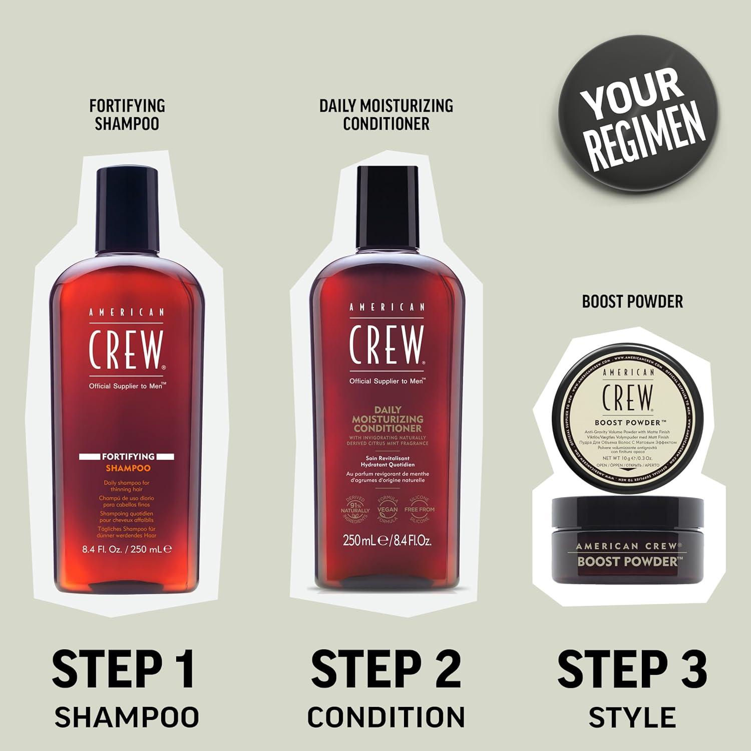 image:imageAmerican Crew Mens Shampoo Fortifying for Thinning Hair Refreshes Scalp 338 Fl Oz845 Fl Oz Pack of 1