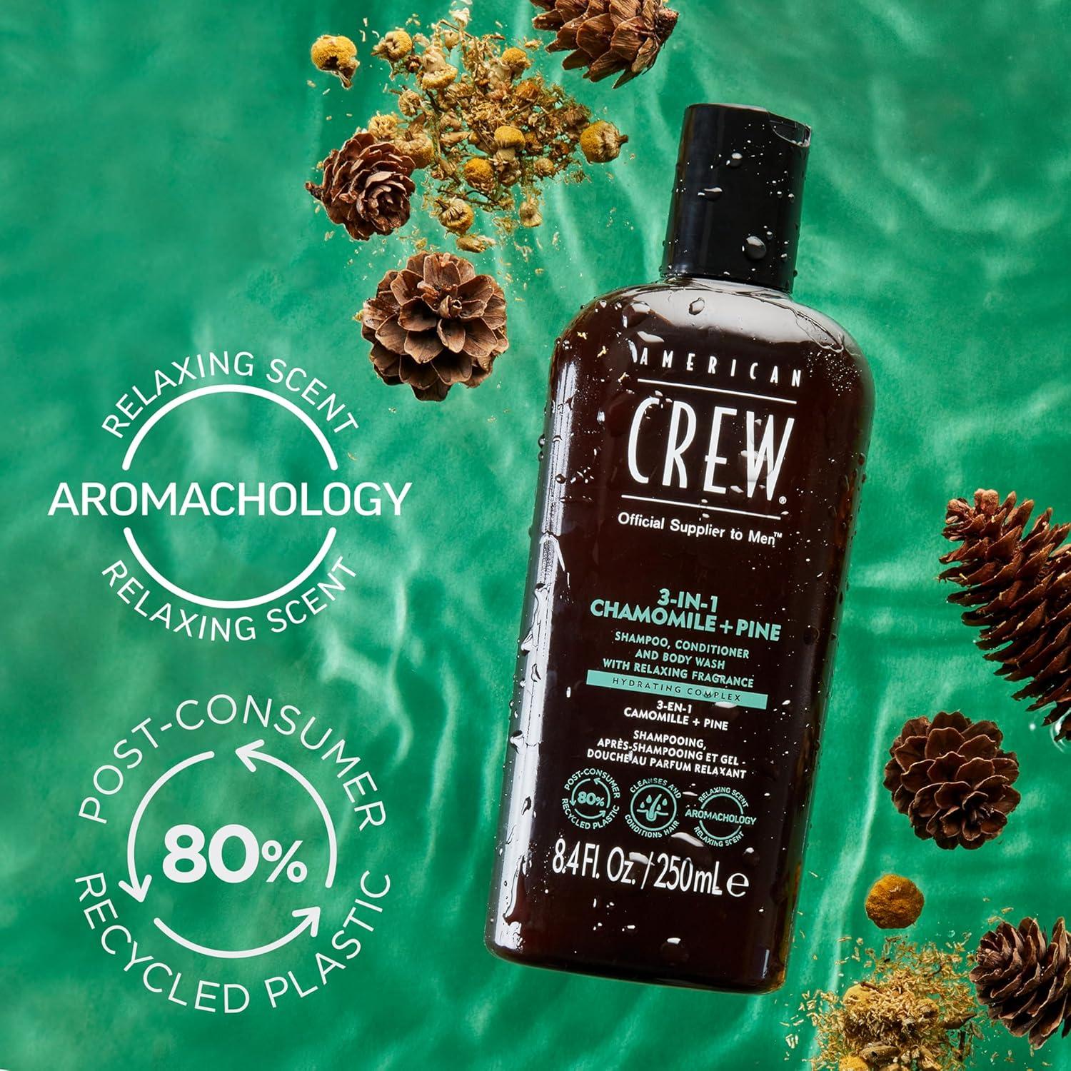 image:imageAmerican Crew Shampoo Conditioner amp Body Wash for Men 3in1 33 Fl OzChamomile Pine