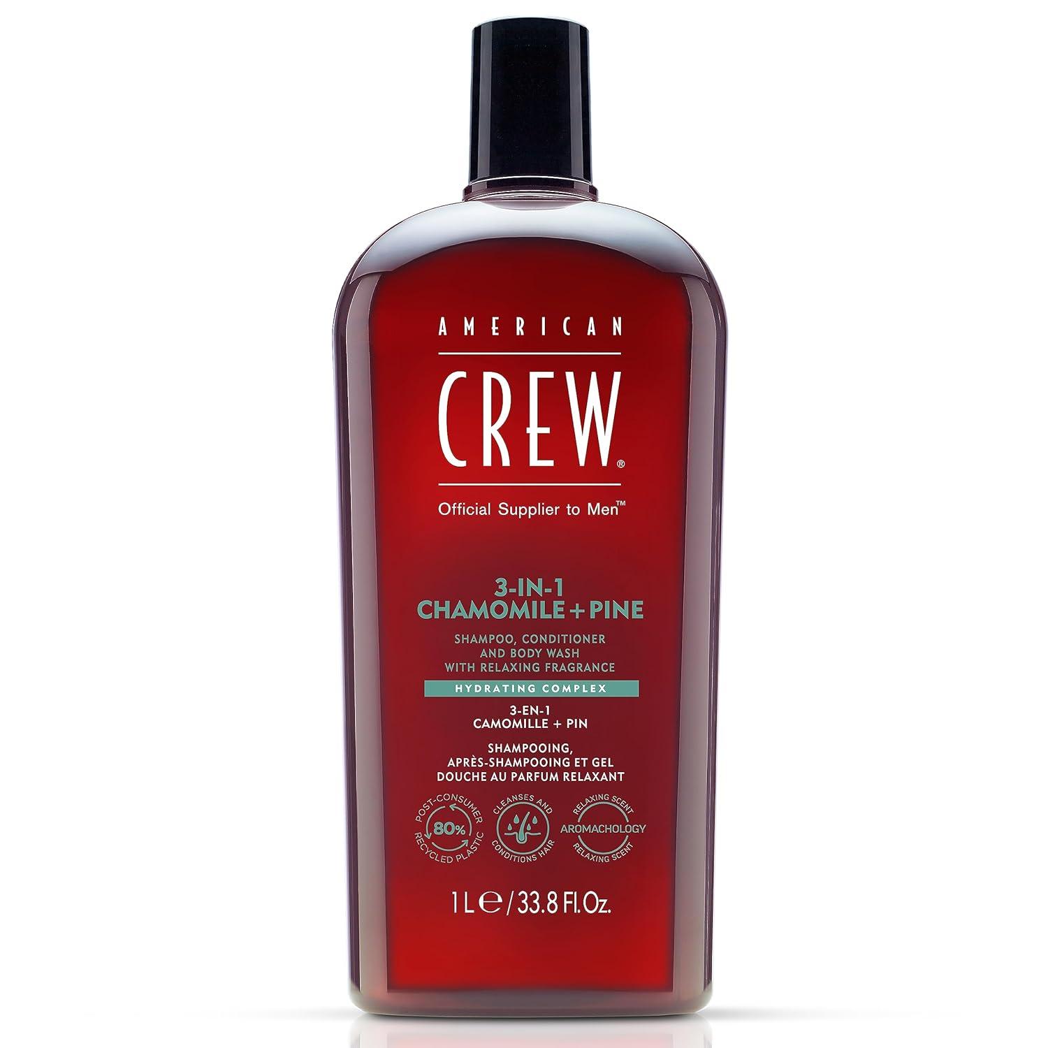 image:imageAmerican Crew Shampoo Conditioner amp Body Wash for Men 3in1 33 Fl OzChamomile Pine