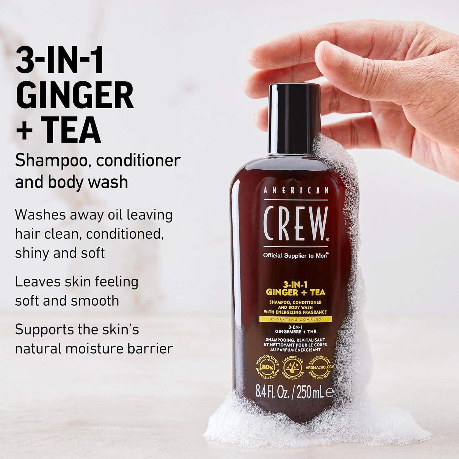 image:imageAmerican Crew Shampoo Conditioner amp Body Wash for Men 3in1 33 Fl OzGinger Tea