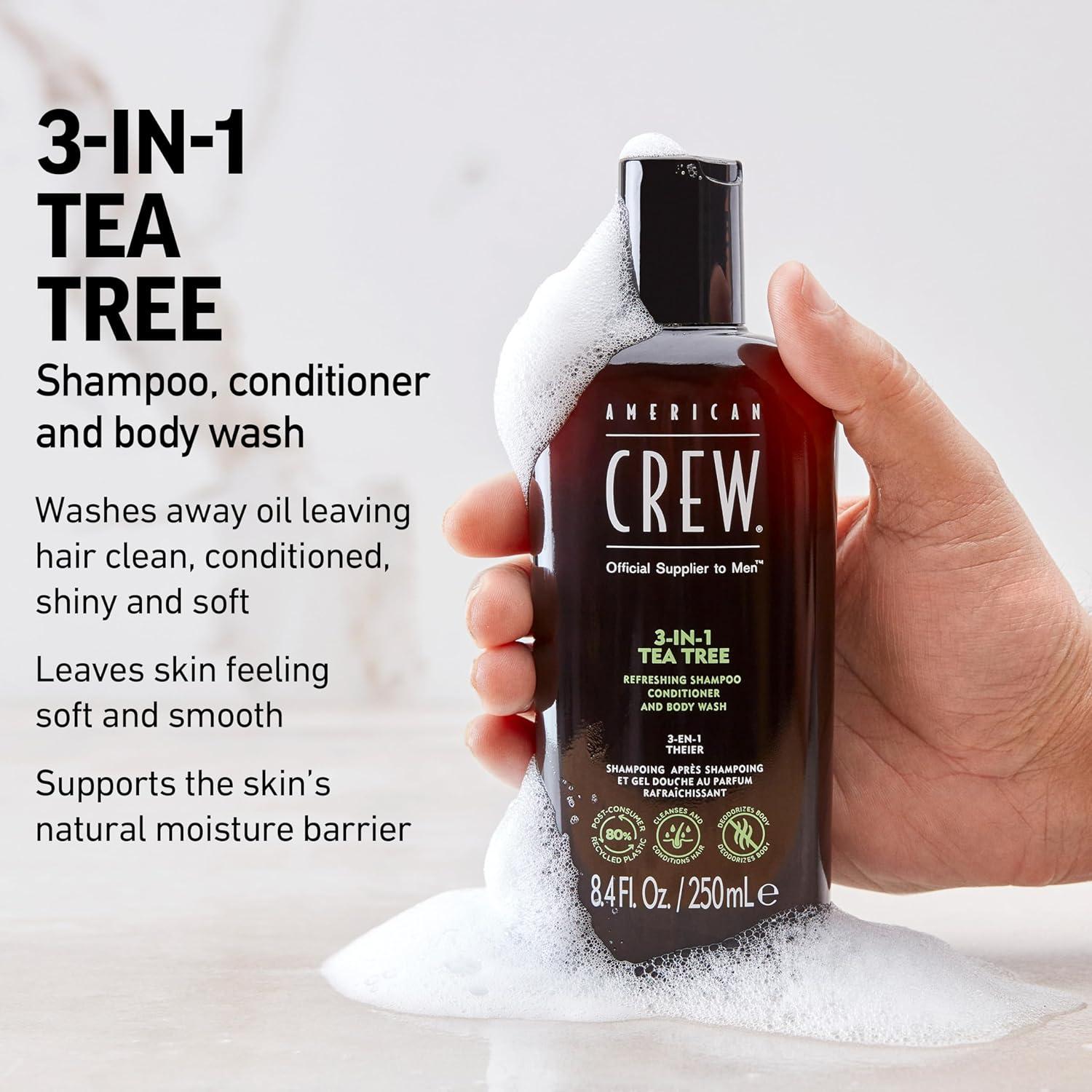 image:imageAmerican Crew Shampoo Conditioner amp Body Wash for Men 3in1 33 Fl OzTea Tree