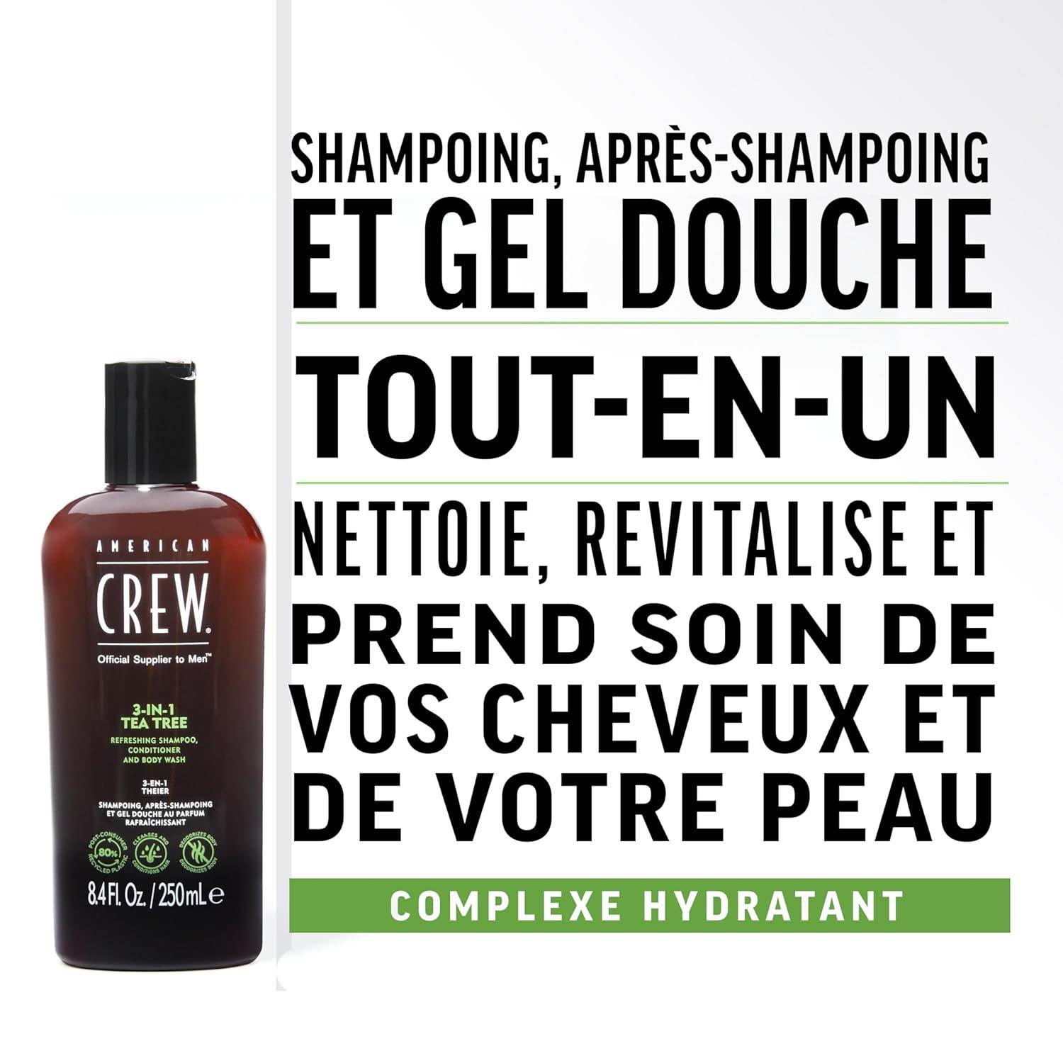 image:imageAmerican Crew Shampoo Conditioner amp Body Wash for Men 3in1 33 Fl OzTea Tree