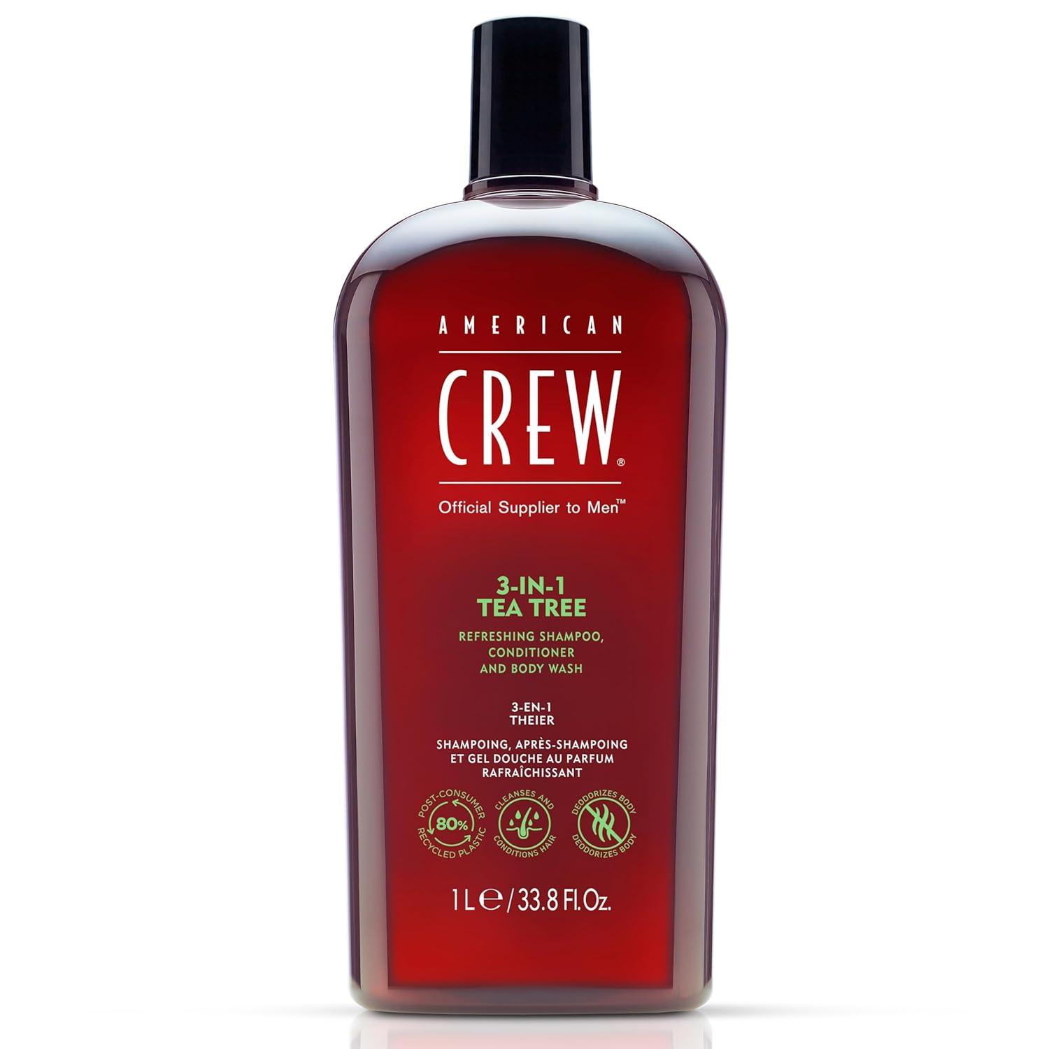 image:imageAmerican Crew Shampoo Conditioner amp Body Wash for Men 3in1 33 Fl OzTea Tree
