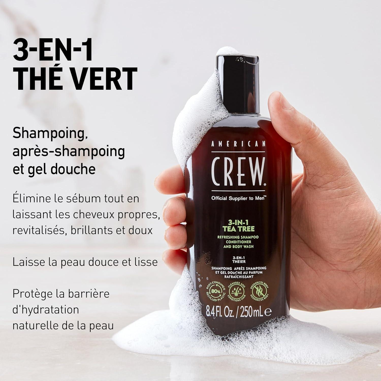 image:imageAmerican Crew Shampoo Conditioner amp Body Wash for Men 3in1 33 Fl OzTea Tree