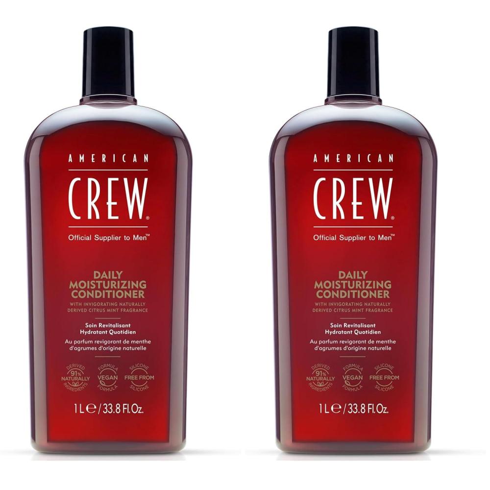 image:imageAmerican Crew Conditioner for Men Daily Moisturizer Naturally Derived Vegan Formula Citrus Mint Fragrance 338 Fl Oz338 Fl Oz Pack of 2