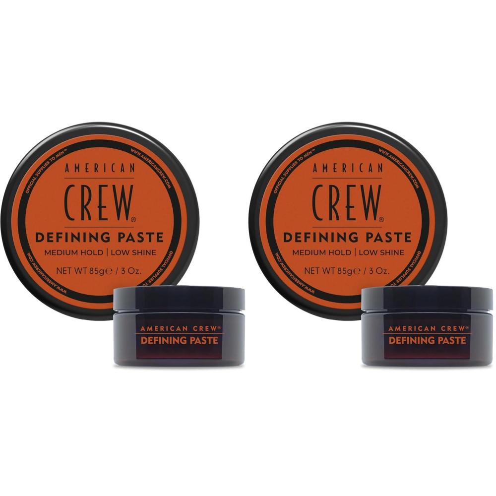 image:imageAmerican Crew Mens Hair Defining Paste Like Hair Gel with Medium Hold Hair Gel amp Low Shine 3 oz3 Ounce Pack of 2