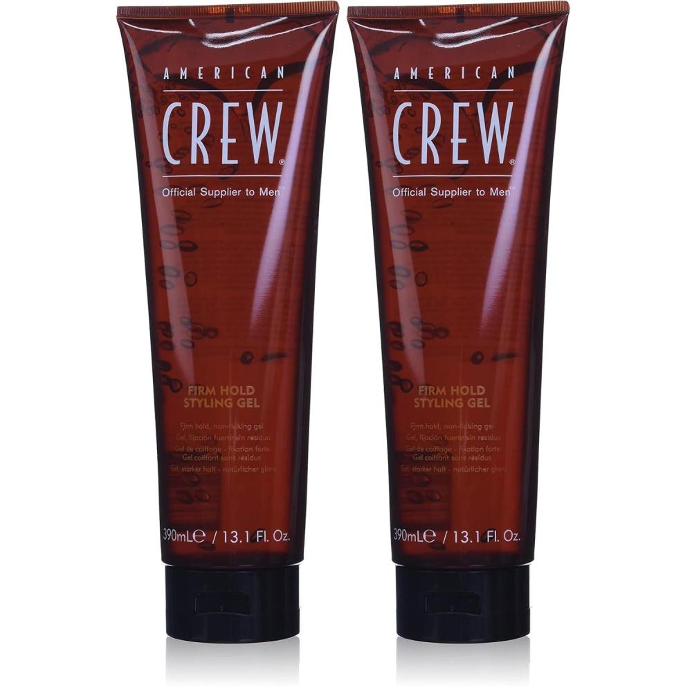 image:imageAmerican Crew Mens Hair Styling Gel Firm Hold NonFlaking 33 fl oz131 Ounce Pack of 2
