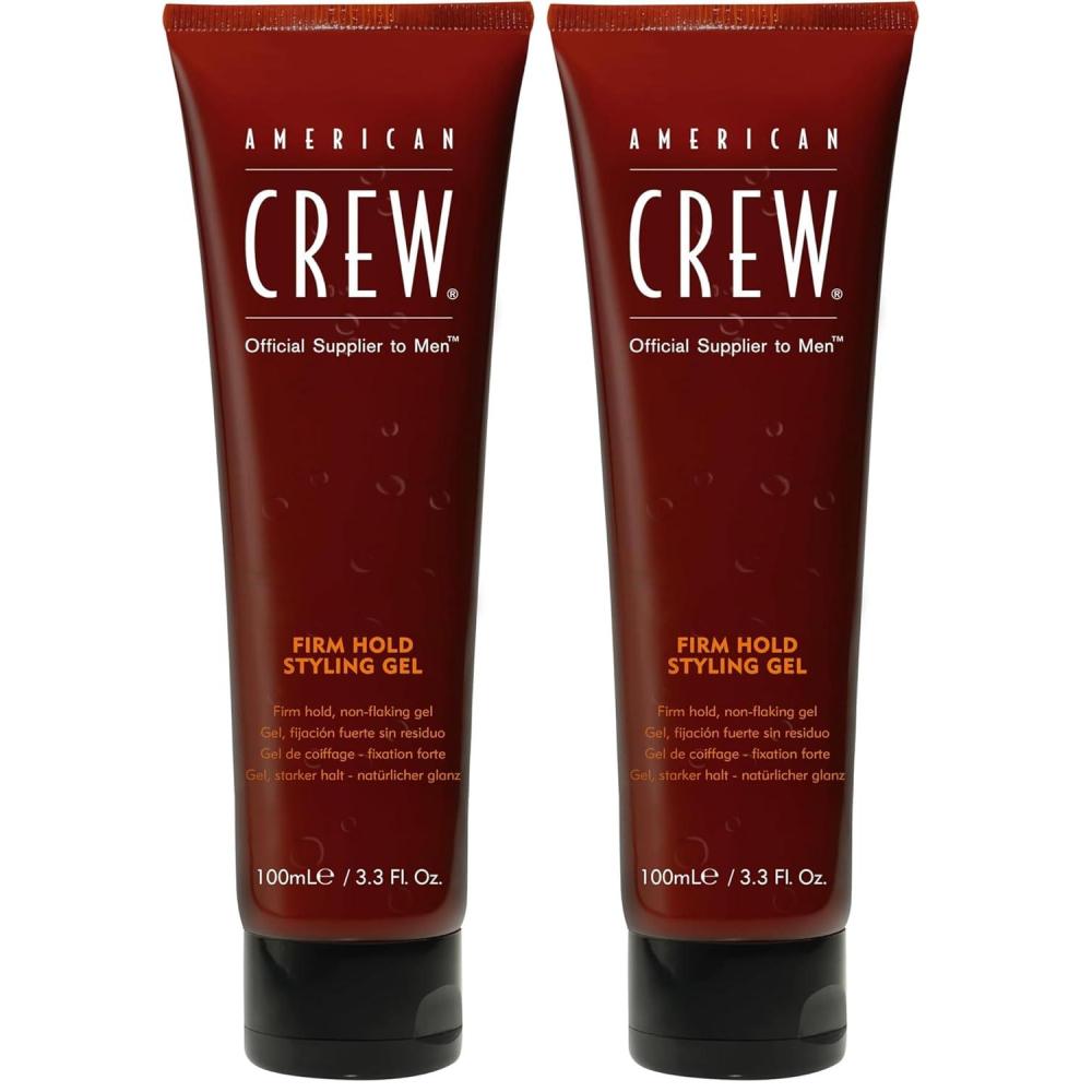 image:imageAmerican Crew Mens Hair Styling Gel Firm Hold NonFlaking 33 fl oz33 Fl Oz Pack of 2