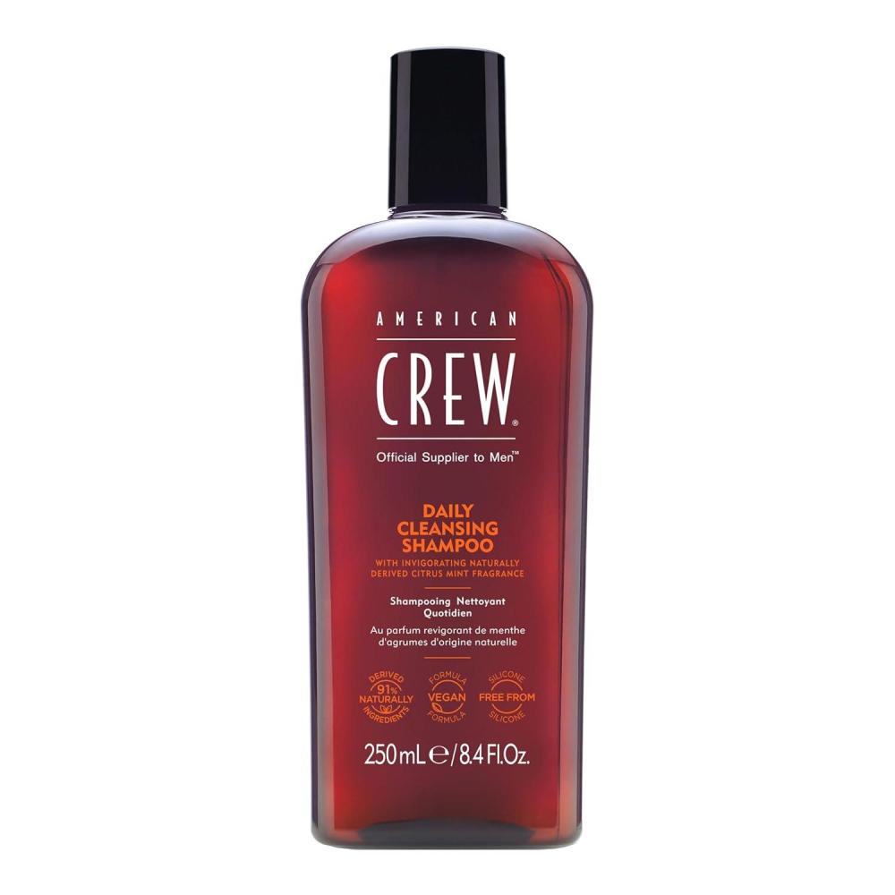 image:imageAmerican Crew Shampoo for Men Daily Cleanser Naturally Derived Vegan Formula Citrus Mint Fragrance 338 Fl Oz845 Fl Oz Pack of 1