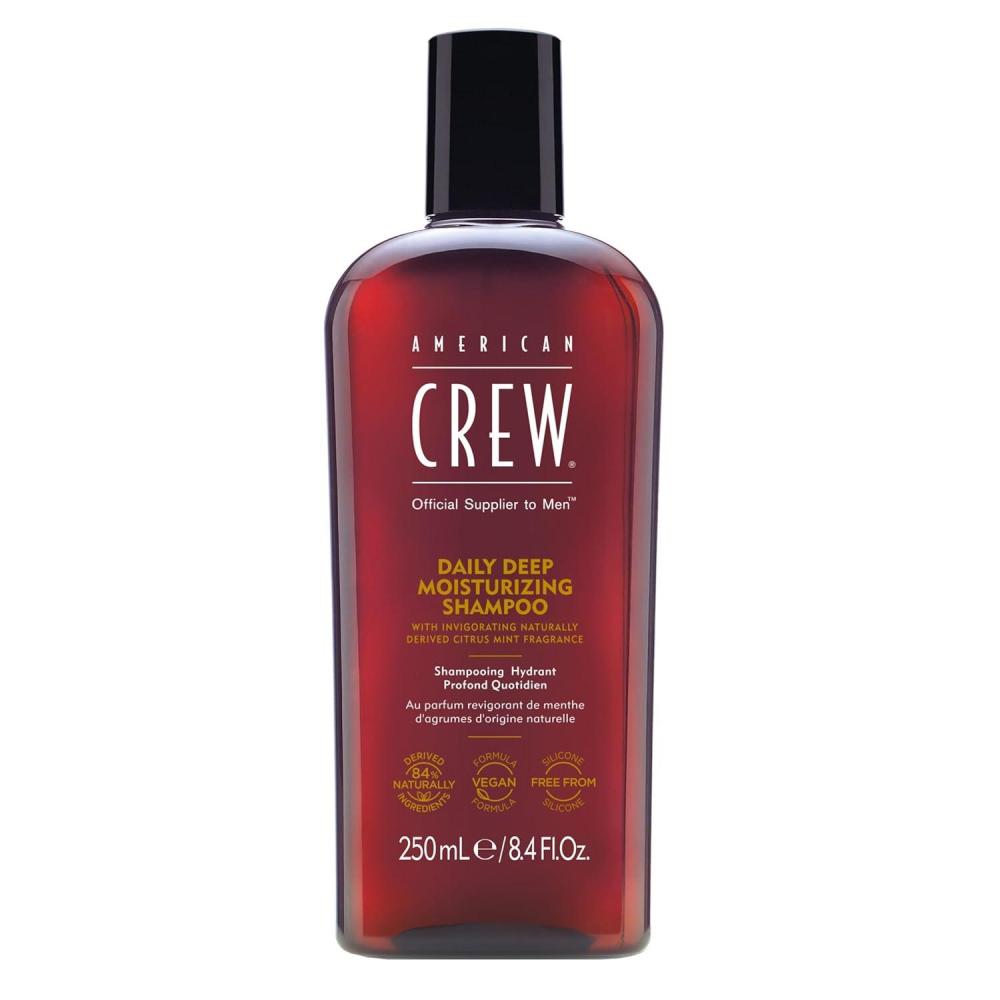 image:imageAmerican Crew Shampoo for Men Daily Deep Moisturizer Naturally Derived Vegan Formula Citrus Mint Fragrance 338 Fl Oz84 Fl Oz Pack of 1