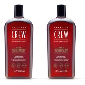 American Crew Conditioner for Men, Daily Moisturizer, Naturally Derived, Vegan Formula, Citrus Mint Fragrance, 33.8 Fl Oz(33.8 Fl Oz (Pack of 2))