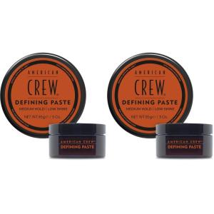 American Crew Men’s Hair Defining Paste, Like Hair Gel with Medium Hold Hair Gel & Low Shine, 3 oz(3 Ounce (Pack of 2))