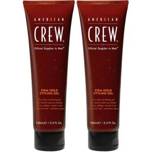 American Crew Men’s Hair Styling Gel, Firm Hold, Non-Flaking, 3.3 fl oz(3.3 Fl Oz (Pack of 2))
