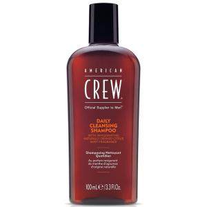 American Crew Shampoo for Men, Daily Cleanser, Naturally Derived, Vegan Formula, Citrus Mint Fragrance, 33.8 Fl Oz(3.3 Fl Oz (Pack of 1))
