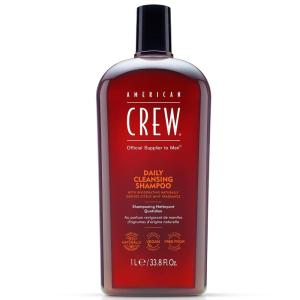 American Crew Shampoo for Men, Daily Cleanser, Naturally Derived, Vegan Formula, Citrus Mint Fragrance, 33.8 Fl Oz(33.8 Fl Oz (Pack of 1))