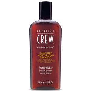 American Crew Shampoo for Men, Daily Deep Moisturizer, Naturally Derived, Vegan Formula, Citrus Mint Fragrance, 33.8 Fl Oz(3.3 Fl Oz (Pack of 1))
